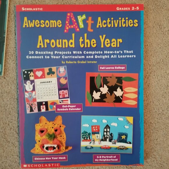 Art Activity Book Lot of 3 Books, Art Projects, Educational Workbooks for Home - Picture 2 of 7